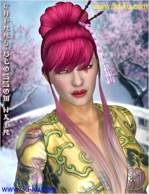 Cherry Blossom Hair模型的图片5