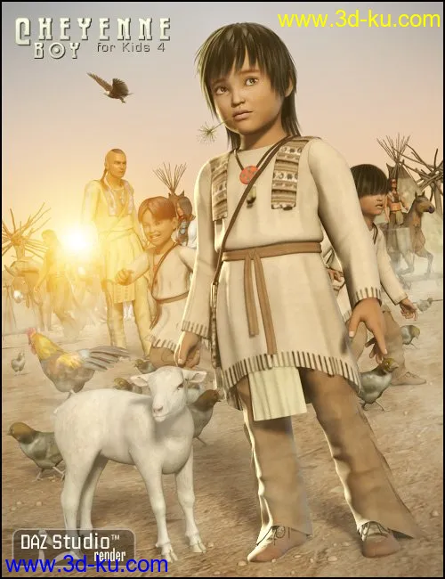Cheyenne Boy for Kids 4模型的图片1
