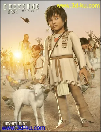 3D打印模型Cheyenne Boy for Kids 4的图片