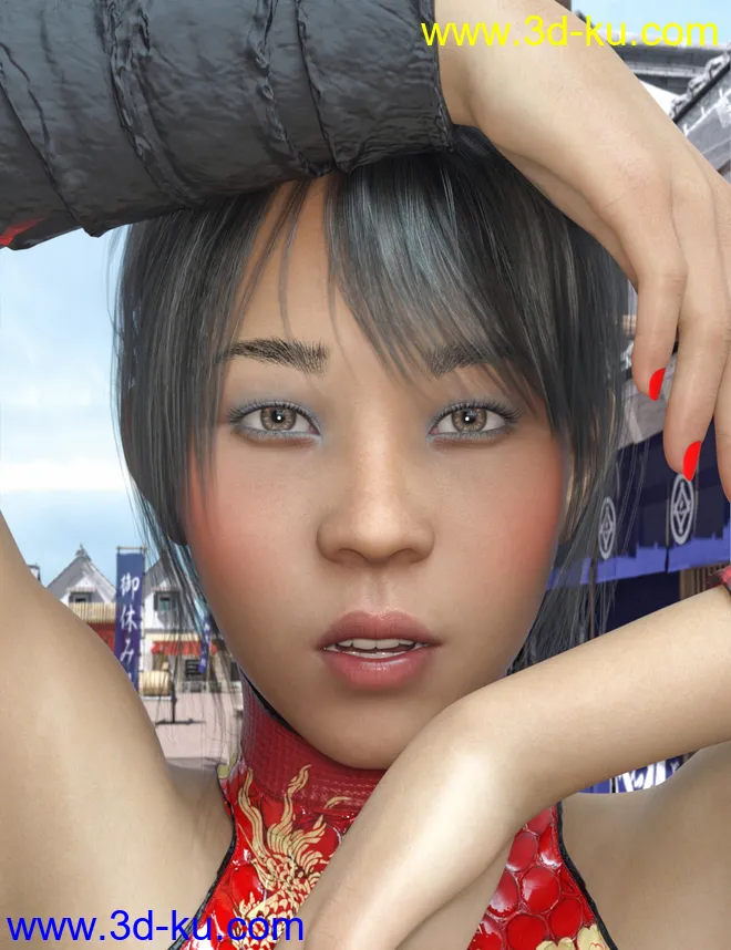 Chin-Sun for Genesis 8 Female模型的图片2