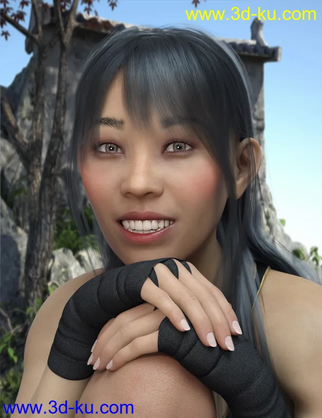 Chin-Sun for Genesis 8 Female模型的图片3