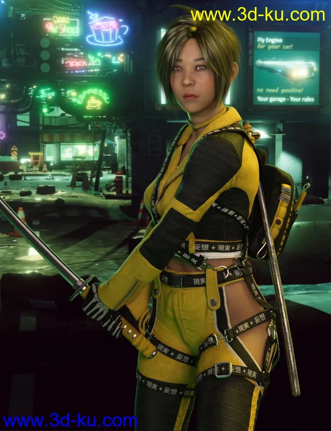 Chin-Sun for Genesis 8 Female模型的图片5