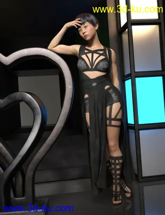 3D打印模型Chin-Sun for Genesis 8 Female的图片