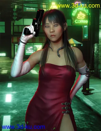 3D打印模型Chin-Sun for Genesis 8 Female的图片