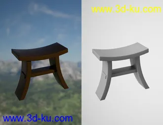 3D打印模型Chinese Erhu and Poses for Genesis 3 and 8 Female(s)的图片