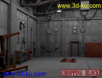 3D打印模型Chopping Block Garage的图片