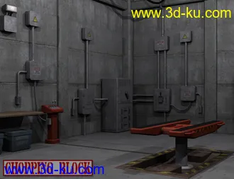 3D打印模型Chopping Block Garage的图片