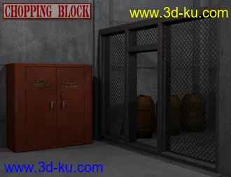3D打印模型Chopping Block Garage的图片