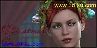 3D打印模型Christmas Crown G3F G8F的图片