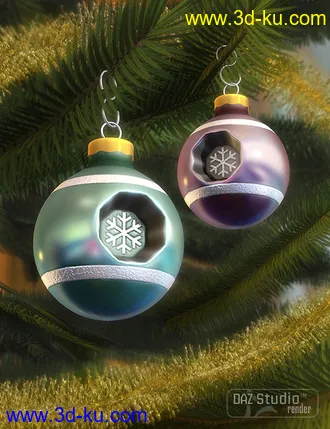 3D打印模型Christmas Tree Ornaments的图片