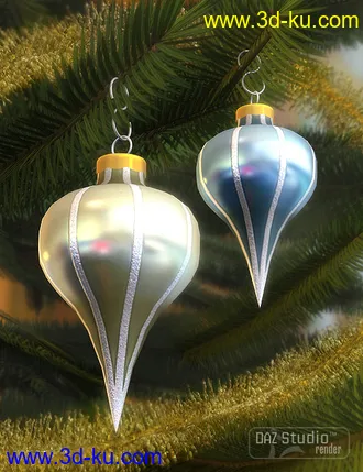 3D打印模型Christmas Tree Ornaments的图片