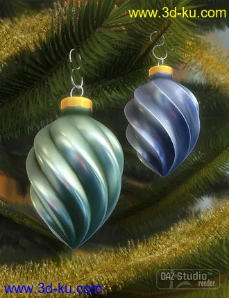 3D打印模型Christmas Tree Ornaments的图片