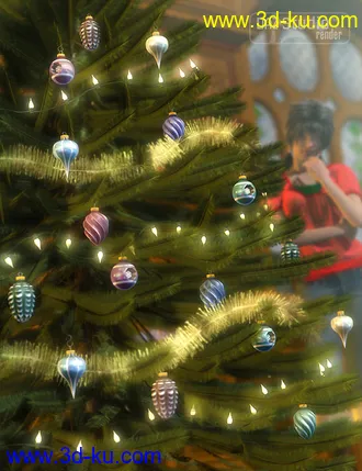 3D打印模型Christmas Tree Ornaments的图片