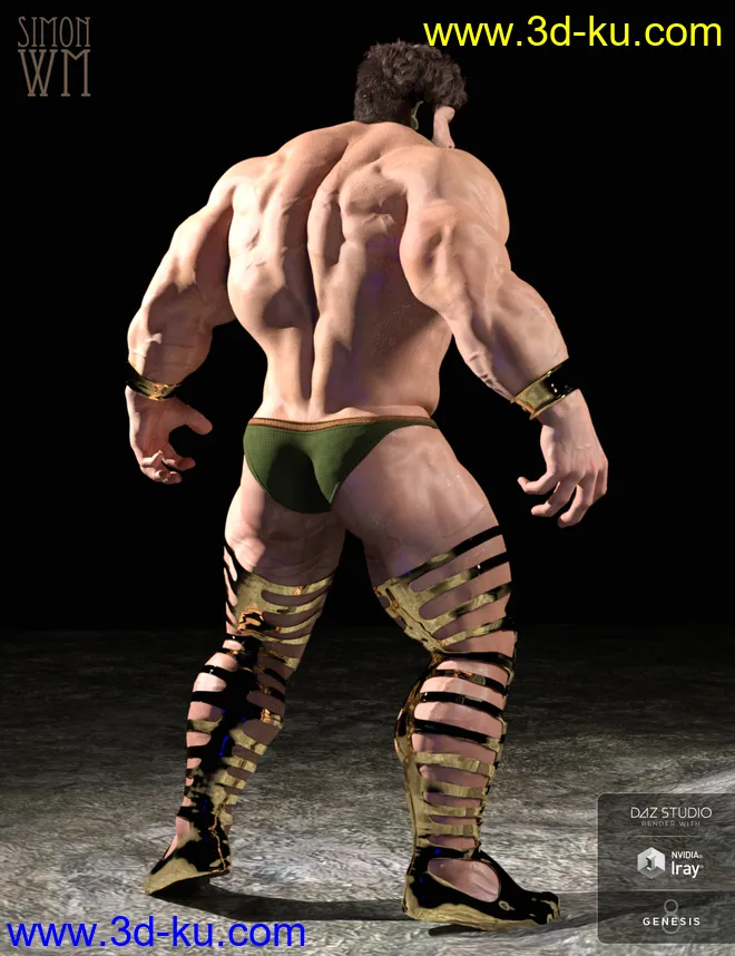 Chronicles of the Gods Outfit for Genesis 8 Male(s)模型的图片4