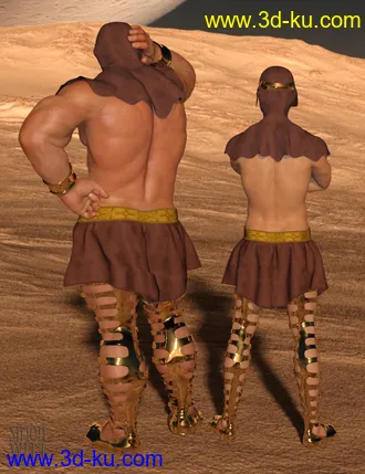 3D打印模型Chronicles of the Gods Outfit for Genesis 8 Male(s)的图片