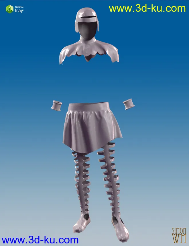 Chronicles of the Gods Outfit for Genesis 8 Male(s)模型的图片8