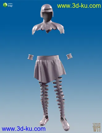 3D打印模型Chronicles of the Gods Outfit for Genesis 8 Male(s)的图片