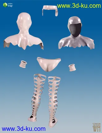 3D打印模型Chronicles of the Gods Outfit for Genesis 8 Male(s)的图片