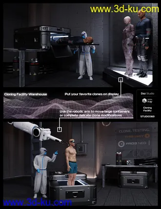 3D打印模型Cloning Facility的图片