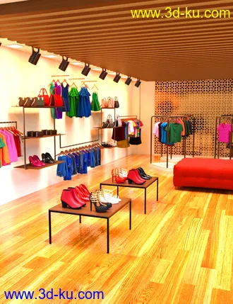 3D打印模型Clothes Shop的图片
