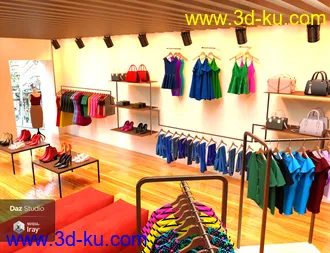3D打印模型Clothes Shop的图片