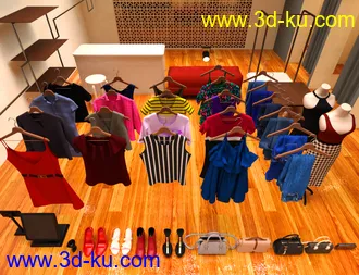 3D打印模型Clothes Shop的图片