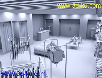 3D打印模型Clothes Shop的图片