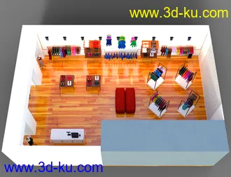 3D打印模型Clothes Shop的图片