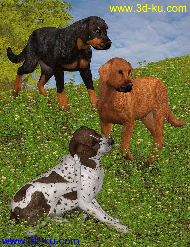 Coat Colors for the HiveWire Big Dog Set 2模型的图片1