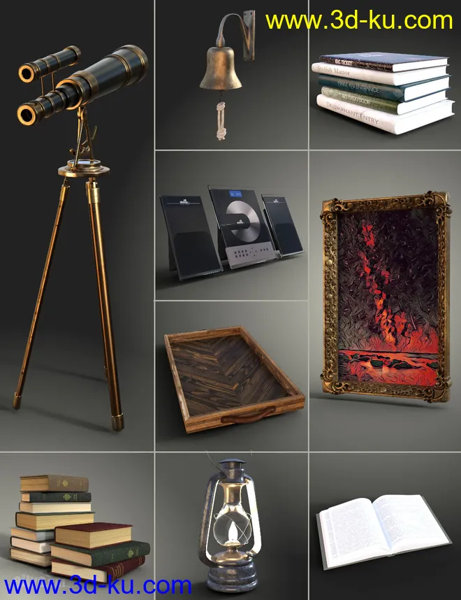Collection of Decor Objects模型的图片5