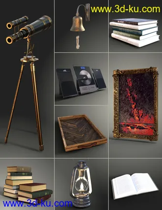 3D打印模型Collection of Decor Objects的图片