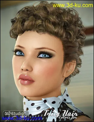 3D打印模型Colors for Trixy Hair的图片