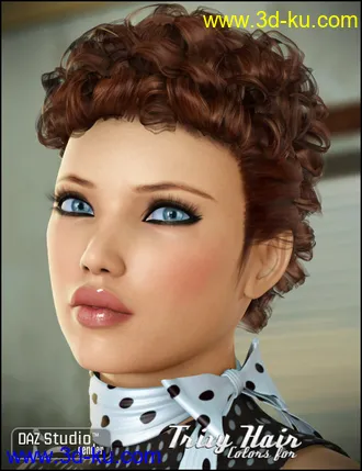 3D打印模型Colors for Trixy Hair的图片