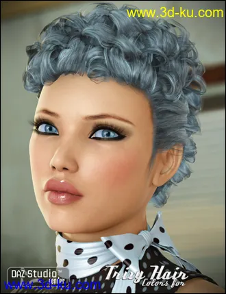 3D打印模型Colors for Trixy Hair的图片