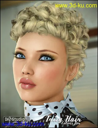 3D打印模型Colors for Trixy Hair的图片