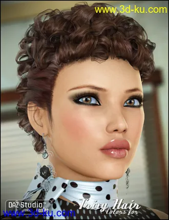 3D打印模型Colors for Trixy Hair的图片