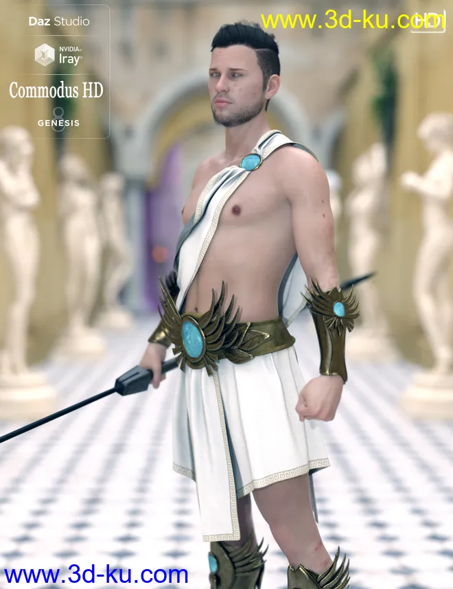 Commodus HD For Genesis 8 Male模型的图片1