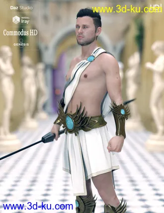 3D打印模型Commodus HD For Genesis 8 Male的图片