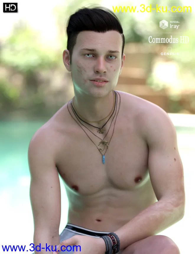 Commodus HD For Genesis 8 Male模型的图片2