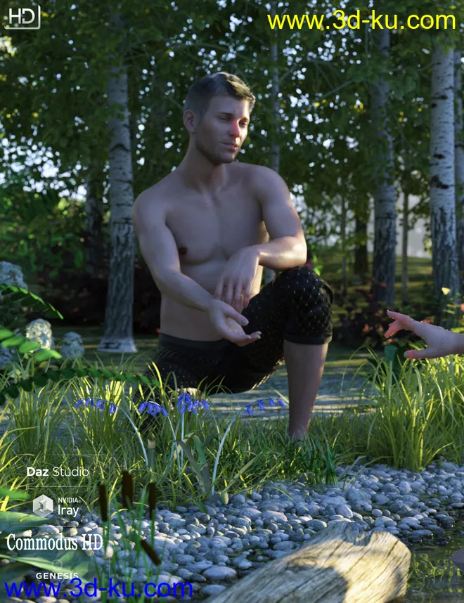 Commodus HD For Genesis 8 Male模型的图片5