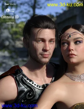 3D打印模型Commodus HD For Genesis 8 Male的图片