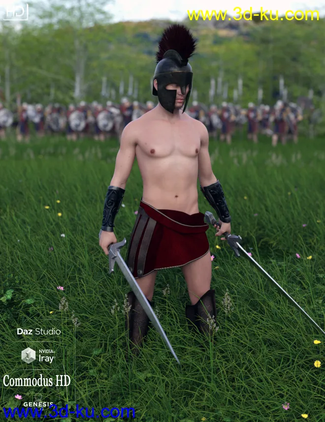 Commodus HD For Genesis 8 Male模型的图片8