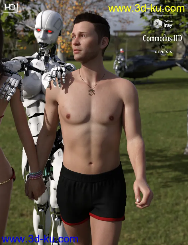 Commodus HD For Genesis 8 Male模型的图片9