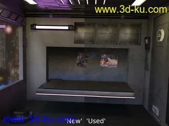 3D打印模型Compact Cyberpunk Apartment的图片