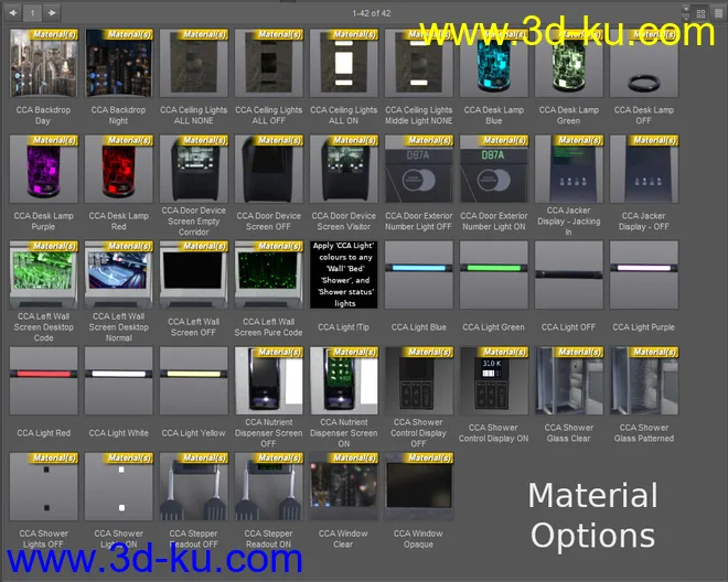 Compact Cyberpunk Apartment模型的图片9