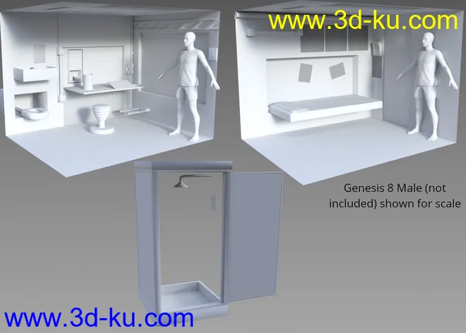 Compact Cyberpunk Apartment模型的图片13