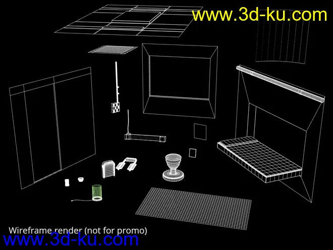 Compact Cyberpunk Apartment模型的图片14