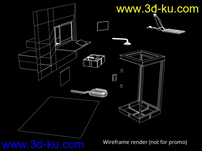 Compact Cyberpunk Apartment模型的图片15