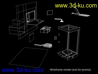 3D打印模型Compact Cyberpunk Apartment的图片