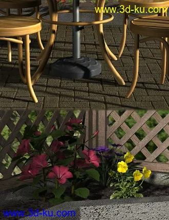 3D打印模型Corner of the Garden的图片